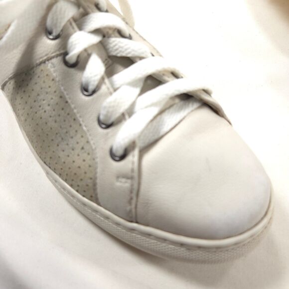 H.S. Trask Casual Lace Up Walking Sneaker Shoe Womens Size 6.5 1828 White - Picture 8 of 9